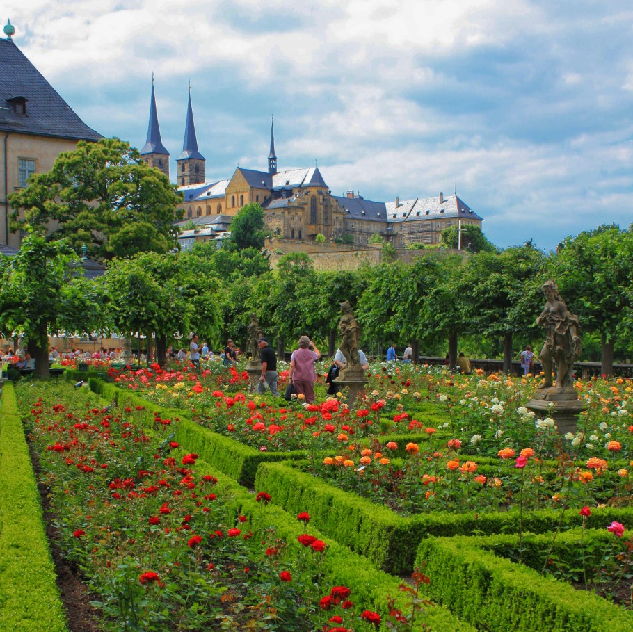 Rosengarten, Bamberg, Bayern, Bavaria, Germany, UNESCO World Heritage Site, fotoeins.com