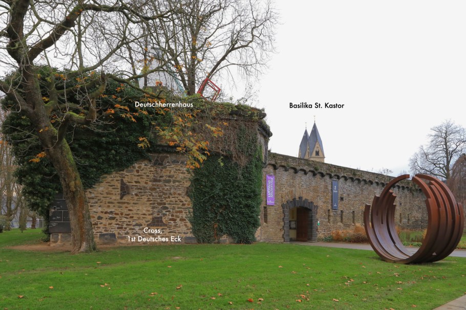 1st Deutsches Eck, Deutsches Eck, Mosel, Rhine, Koblenz, Rheinland-Pfalz, Rhineland-Palatinate, Germany, Oberes Mittelrheintal, Upper Middle Rhine Valley, UNESCO, World Heritage, fotoeins.com