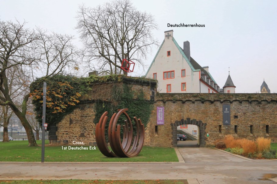 Deutschherrenhaus, 1st Deutsches Eck, Deutsches Eck, Mosel, Rhine, Koblenz, Rheinland-Pfalz, Rhineland-Palatinate, Germany, Oberes Mittelrheintal, Upper Middle Rhine Valley, UNESCO, World Heritage, fotoeins.com