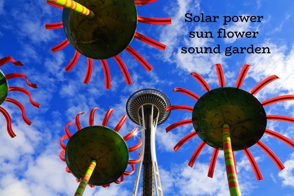 Sonic Bloom, Dan Corson, Pacific Science Center, Seattle Center, Space Needle, Seattle, WA, USA, fotoeins.com