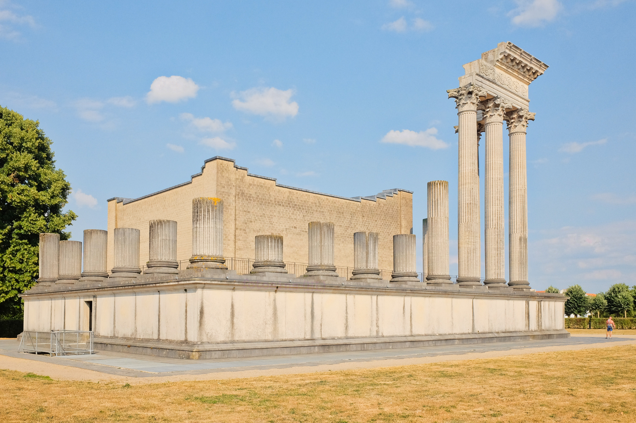 Harbour Temple, Hafentempel, LVR Archaeological Park Xanten, Xanten, Nordrhein-Westfalen, North Rhine-Westphalia, Deutschland, Germany, fotoeins.com