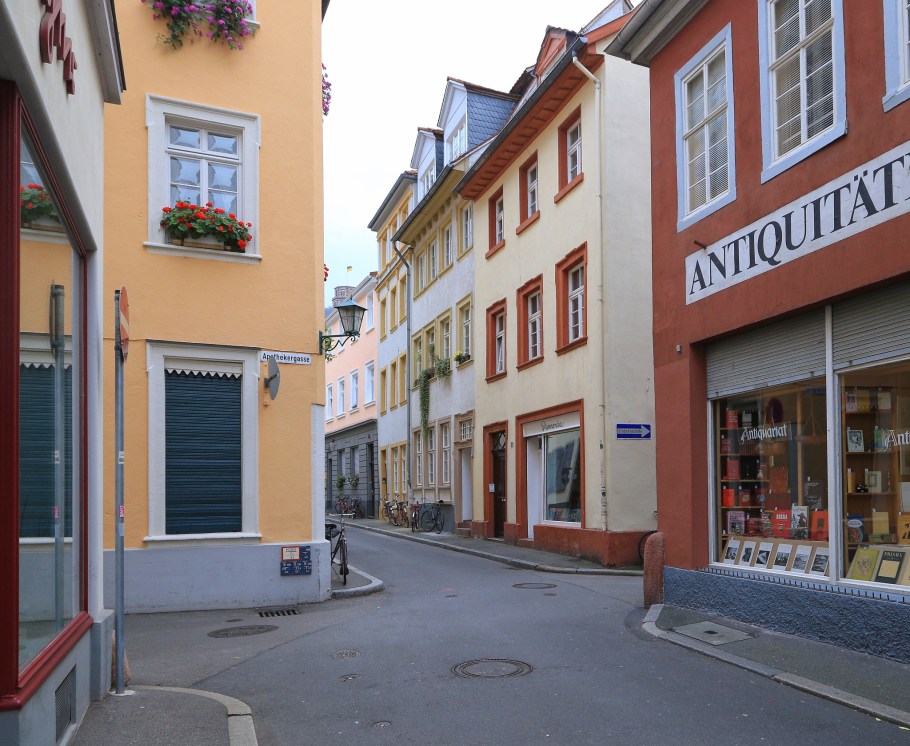 Ingrimstrasse, Heidelberger Altstadt, Altstadt, Heidelberg, Baden-Wuerttemberg, Germany, fotoeins.com