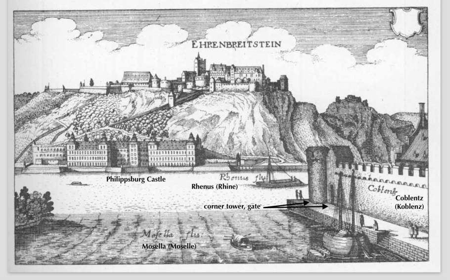 Topographia Archiepiscopatuum Moguntinensis, Treuirensis et Coloniensis, Matthias Merian, 1646