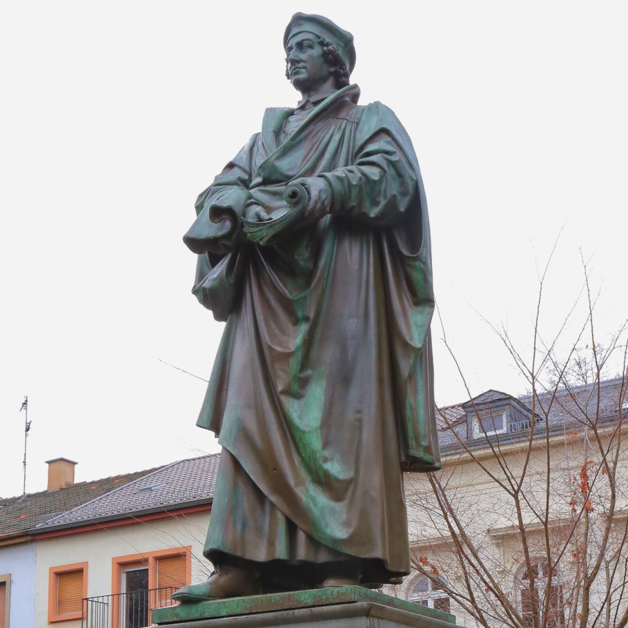 Lutherdenkmal, Reformationsdenkmal, Luther monument, Reformation monument, Worms, Rheinland-Pfalz, Rhineland-Palatinate, Germany, fotoeins.com