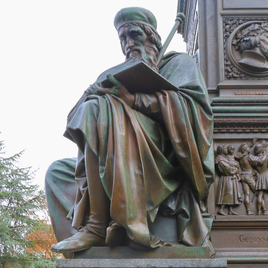 Lutherdenkmal, Reformationsdenkmal, Luther monument, Reformation monument, Worms, Rheinland-Pfalz, Rhineland-Palatinate, Germany, fotoeins.com