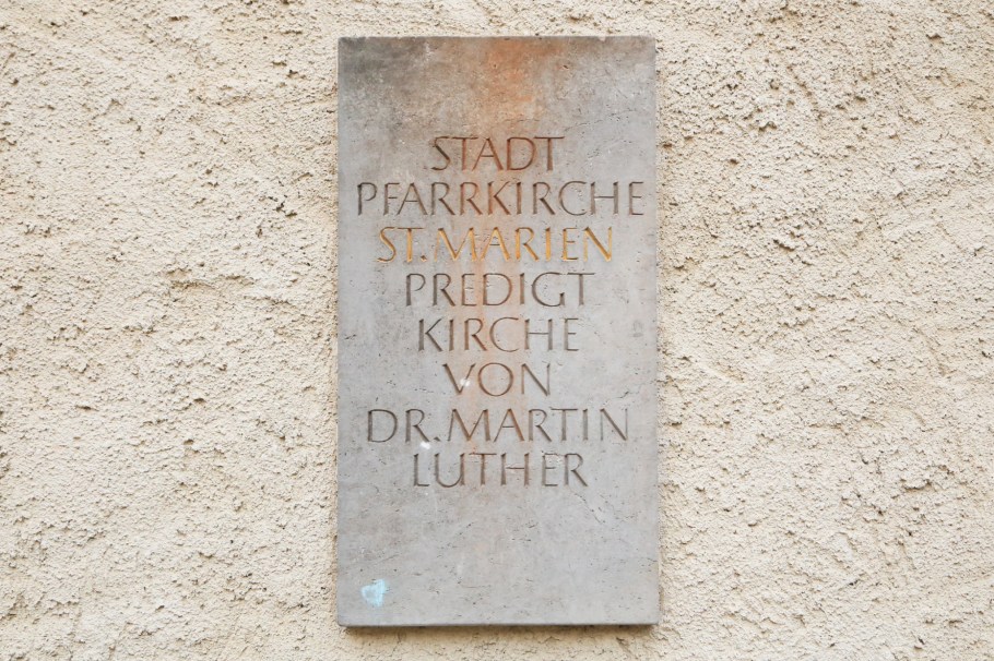 Stadt- und Pfarrkirche St. Marien, St. Mary's Town and Parish Church, Wittenberg, Saxony-Anhalt, Sachsen-Anhalt, UNESCO, World Heritage, Luther Country, Luther 2017, Germany, fotoeins.com