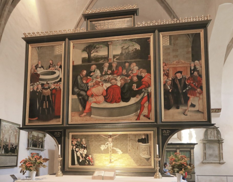 Stadt- und Pfarrkirche St. Marien, St. Mary's Town and Parish Church, Wittenberg, Saxony-Anhalt, Sachsen-Anhalt, UNESCO, World Heritage, Luther Country, Luther 2017, Germany, fotoeins.com