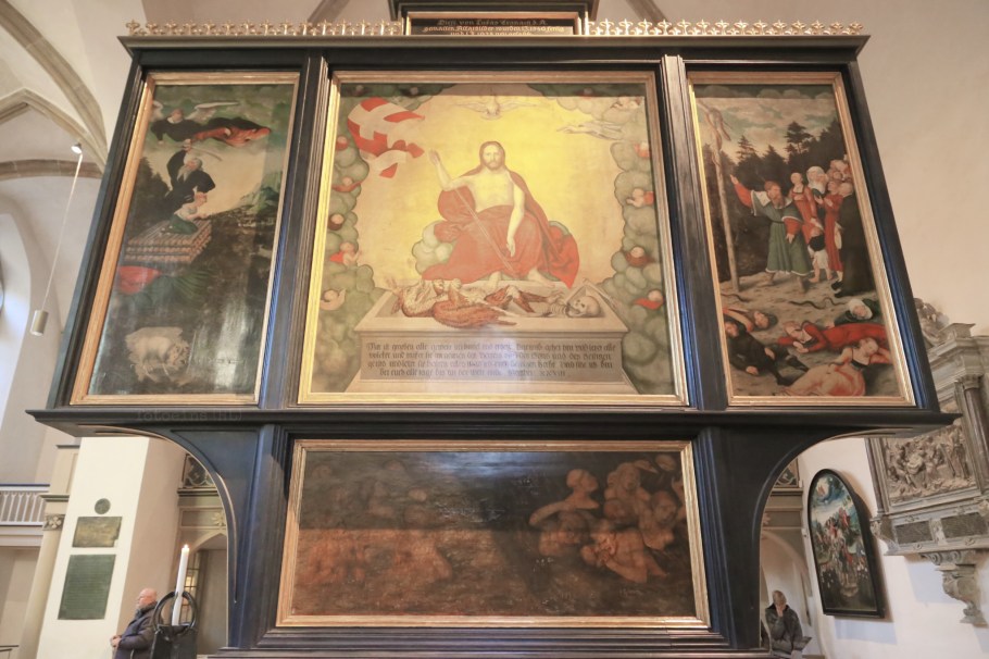 Stadt- und Pfarrkirche St. Marien, St. Mary's Town and Parish Church, Wittenberg, Saxony-Anhalt, Sachsen-Anhalt, UNESCO, World Heritage, Luther Country, Luther 2017, Germany, fotoeins.com