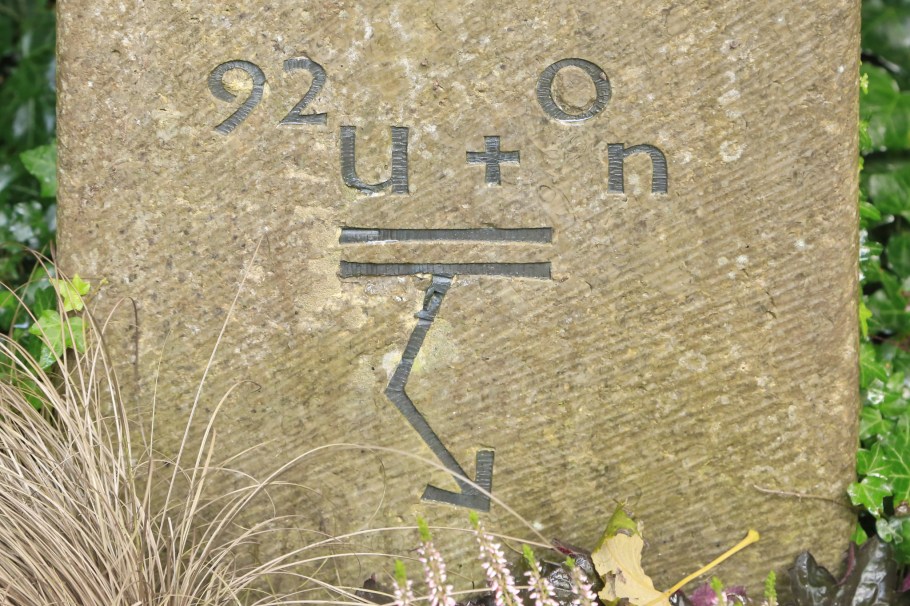 Otto Hahn, Nobel Prize, Stadtfriedhof, Göttingen, Niedersachsen, Lower Saxony, Germany, Deutschland, fotoeins.com