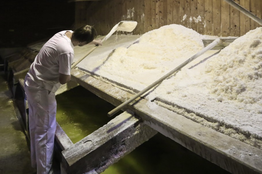 salt-making, Halloren- und Salinemuseum Halle, Halloren, Salinemuseum, Halle (Saale), Halle, Saxony-Anhalt, Sachsen-Anhalt, Germany, fotoeins.com