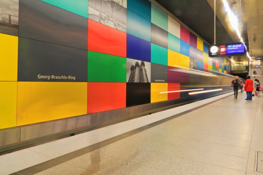Georg-Brauchle-Ring, MVG München, U-Bahn, München, Munich, Germany, fotoeins.com