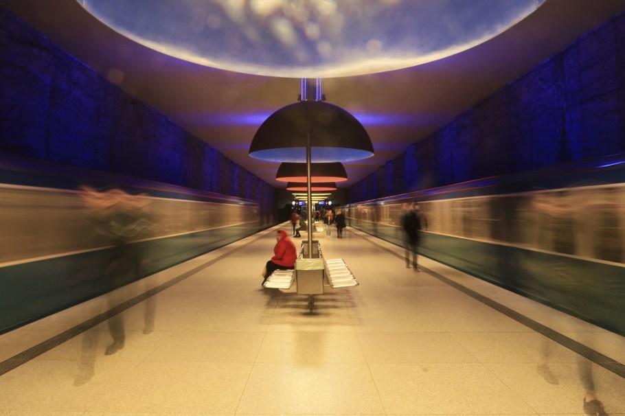 Westfriedhof, MVG München, U-Bahn, München, Munich, Germany, fotoeins.com