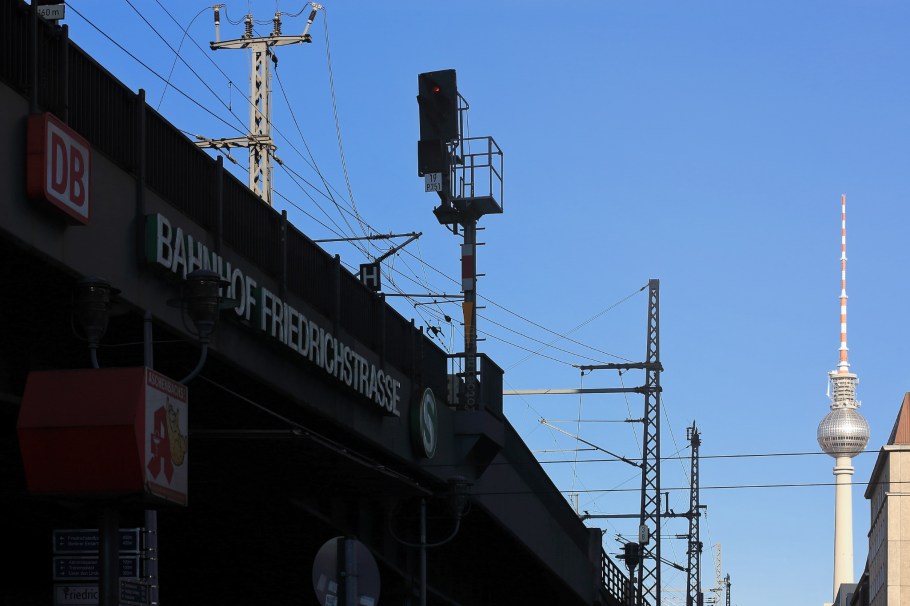 Bahnhof Friedrichstrasse, Fernsehturm, ThatTowerAgain, Berlin, Germany, fotoeins.com