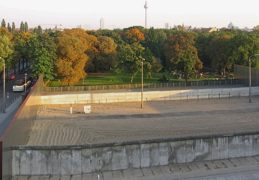 Todesstreife, death strip, Berlin Wall Memorial, Gedenkstätte Berliner Mauer, Fernsehturm, ThatTowerAgain, Berlin, Germany, fotoeins.com