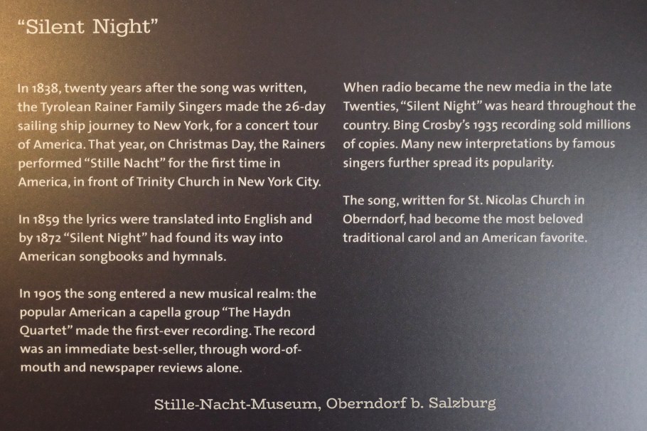 Silent Night, Stille Nacht, Stille Nacht Museum, Stille Nacht Platz, Oberndorf bei Salzburg, Oesterreich, Austria, fotoeins.com