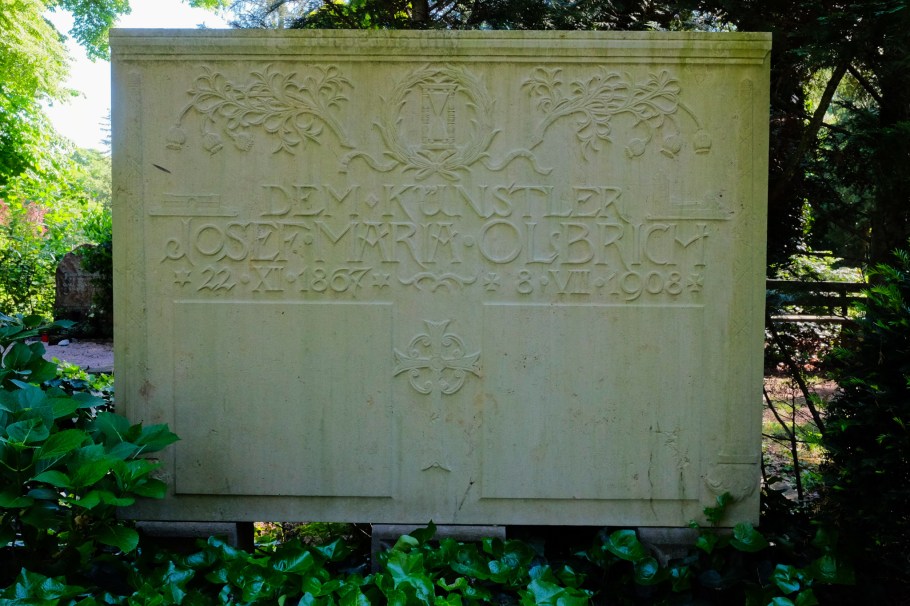 Josef Maria Olbrich, Alter Friedhof, Darmstadt, Hesse, Hessen, Germany, Deutschland, fotoeins.com