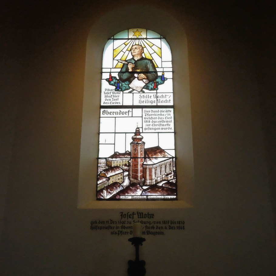 Silent Night, Stille Nacht, Stille Nacht Kapelle, Stille Nacht Platz, Oberndorf bei Salzburg, Oesterreich, Austria, fotoeins.com