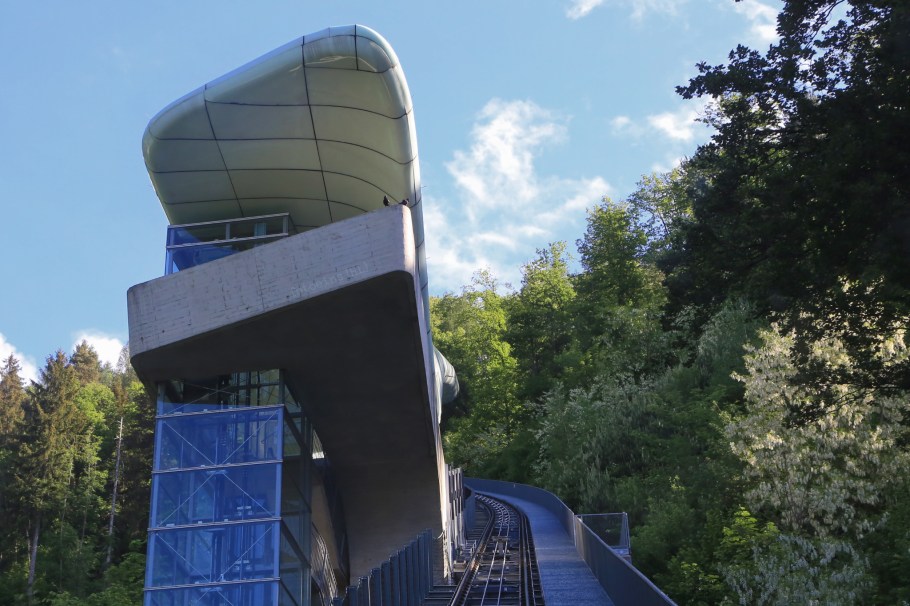 Hungerburgbahn, Alpenzoo station, Zaha Hadid, Innsbruck, Tirol, Tyrol, Oesterreich, Austria, fotoeins.com