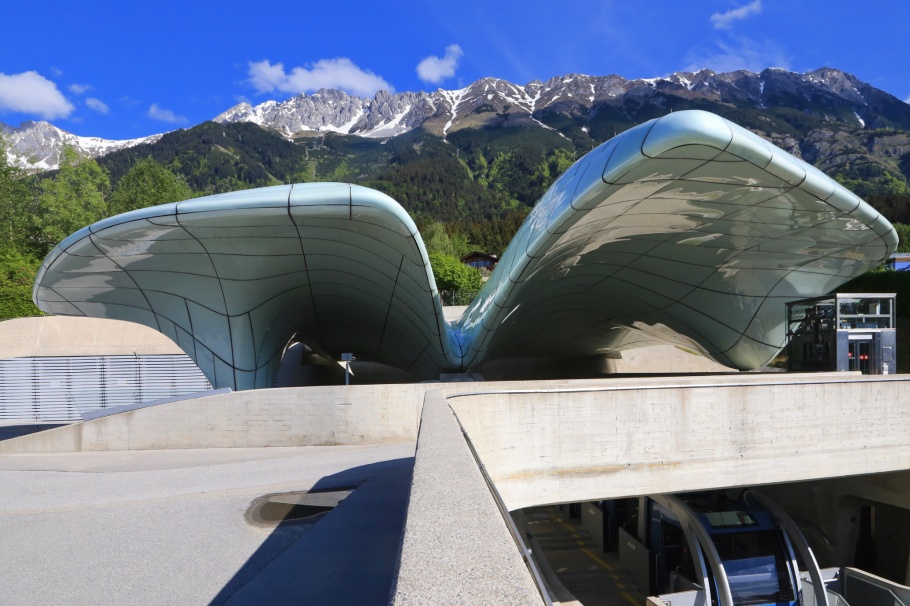 Hungerburgbahn, Hungerburg station, Zaha Hadid, Innsbruck, Tirol, Tyrol, Oesterreich, Austria, fotoeins.com