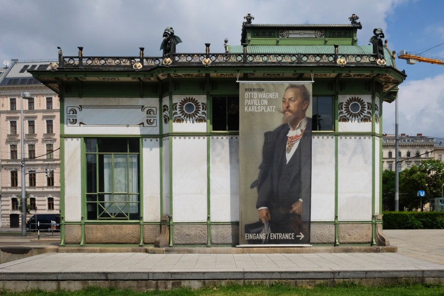 Karlsplatz, Pavillon Karlsplatz, Otto Wagner, Vienna Modernism, Wiener Moderne, Wien, Vienna, Oesterrich, Austria, fotoeins.com