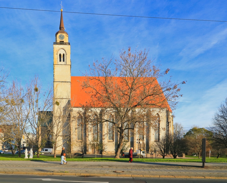 Johanniskirche, Martin Luther, Romanesque Road, Strasse der Romanik, Magdeburg, Sachsen-Anhalt, Saxony Anhalt, Germany, Deutschland, fotoeins.com