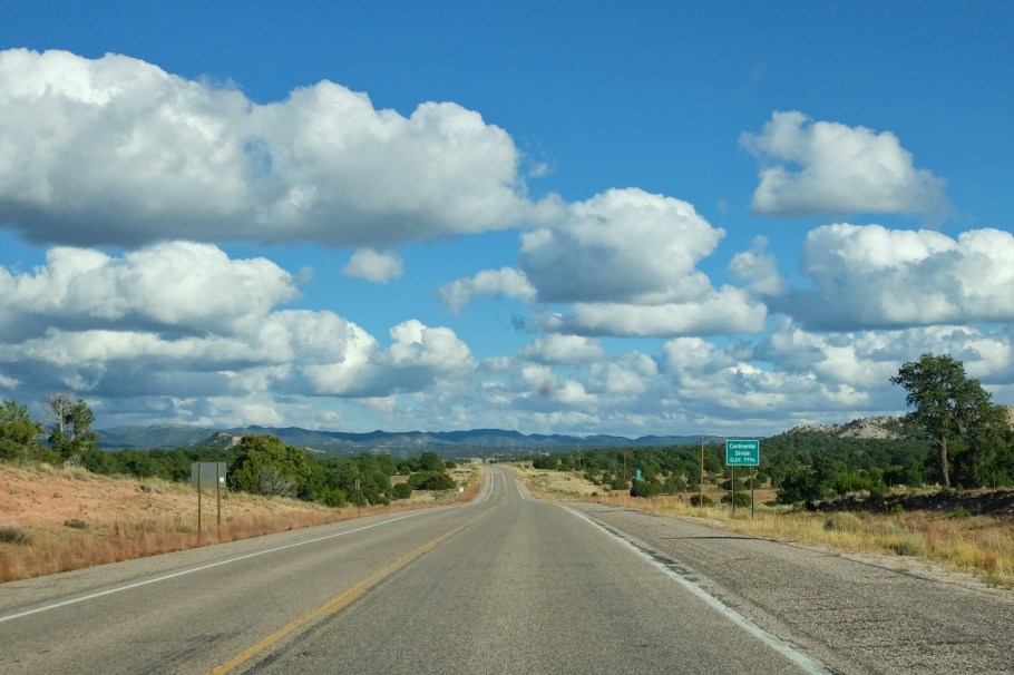 Continental divide, US-60, US route 60, Pie Town, New Mexico, fotoeins.com