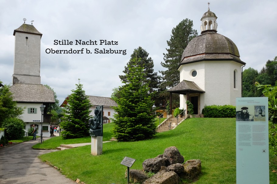 Silent Night, Stille Nacht, Stille Nacht Kapelle, Stille Nacht Platz, Oberndorf bei Salzburg, Oesterreich, Austria, fotoeins.com