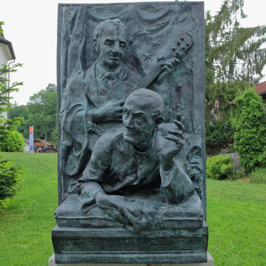 Silent Night, Stille Nacht, Stille Nacht Kapelle, Stille Nacht Platz, Oberndorf bei Salzburg, Oesterreich, Austria, fotoeins.com