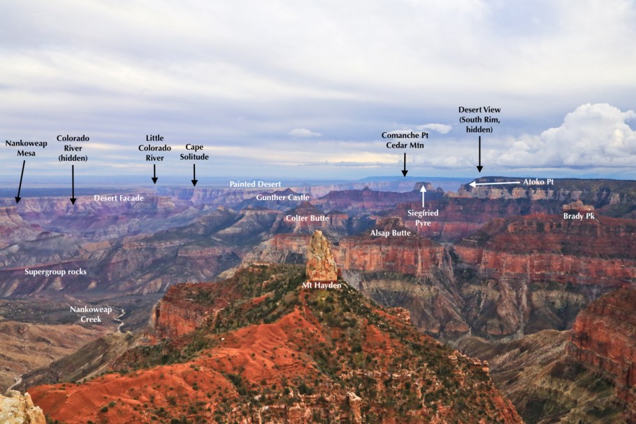 Point Imperial, North Rim, Colorado River, Little Colorado River, Painted Desert, Grand Canyon, Grand Canyon National Park, AZ, USA, fotoeins.com