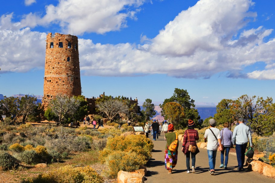 Desert View Watchtower, Mary Colter, Desert View, South Rim, Grand Canyon, Grand Canyon National Park, AZ, USA, fotoeins.com
