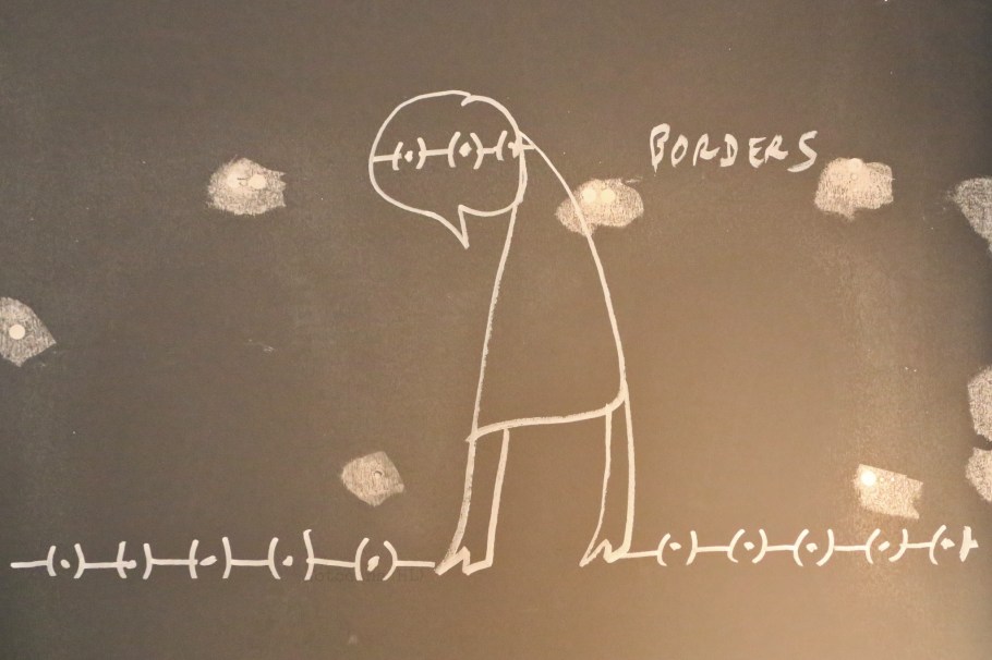 Dan Perjovschi, ZKM, Zentrum fuer Kunst und Medientechnologie, Center for Art and Media, Global Control and Censorship, Karlsruhe, Baden-Wuerttemberg, Germany, fotoeins.com