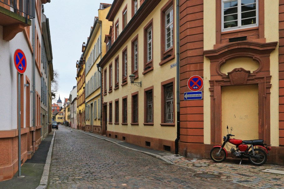 Obere Neckarstrasse, Leyergasse, Leyertor, Altstadt, Old Town, Heidelberg, Baden-Württemberg, Germany, Deutschland, fotoeins.com
