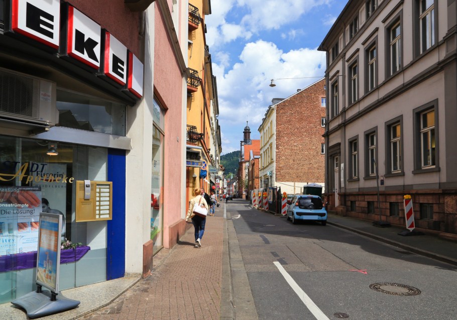 Plöck, Altstadt, Old Town, Alte Brücke, Heidelberger Altstadt, Heidelberg, Baden-Württemberg, Germany, Deutschland, fotoeins.com