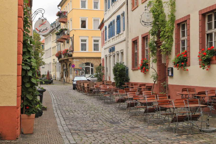 Lauerstrasse, Heidelberger Altstadt, Altstadt, Heidelberg, Baden-Wuerttemberg, Germany, fotoeins.com