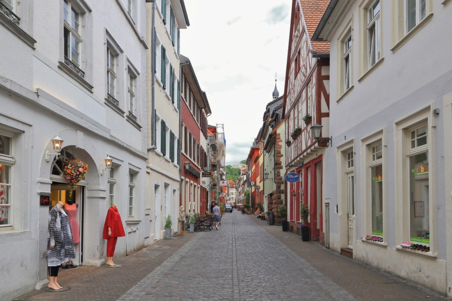 Untere Strasse, Altstadt, Old Town, Alte Brücke, Heidelberger Altstadt, Heidelberg, Baden-Württemberg, Germany, Deutschland, fotoeins.com