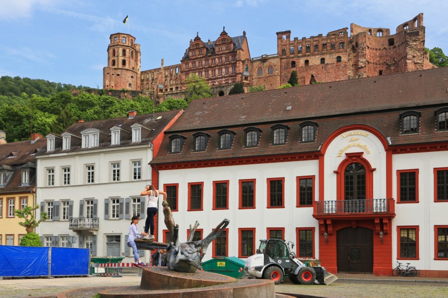 Karlsplatz, Altstadt, Old Town, Heidelberg, Baden-Württemberg, Germany, fotoeins.com