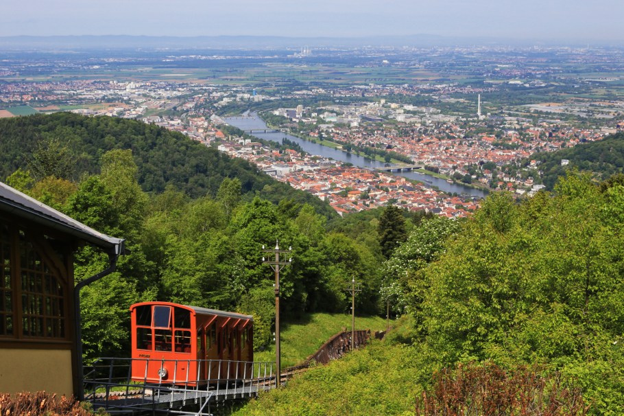 Bergbahn, Obere Bahn, Königstuhl, Heidelberg, Baden-Württemberg, Germany, Deutschland, fotoeins.com