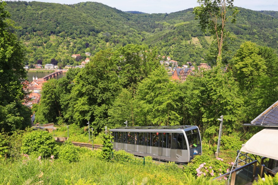 Bergbahn, Untere Bahn, Molkenkur, Heidelberg, Baden-Württemberg, Germany, Deutschland, fotoeins.com