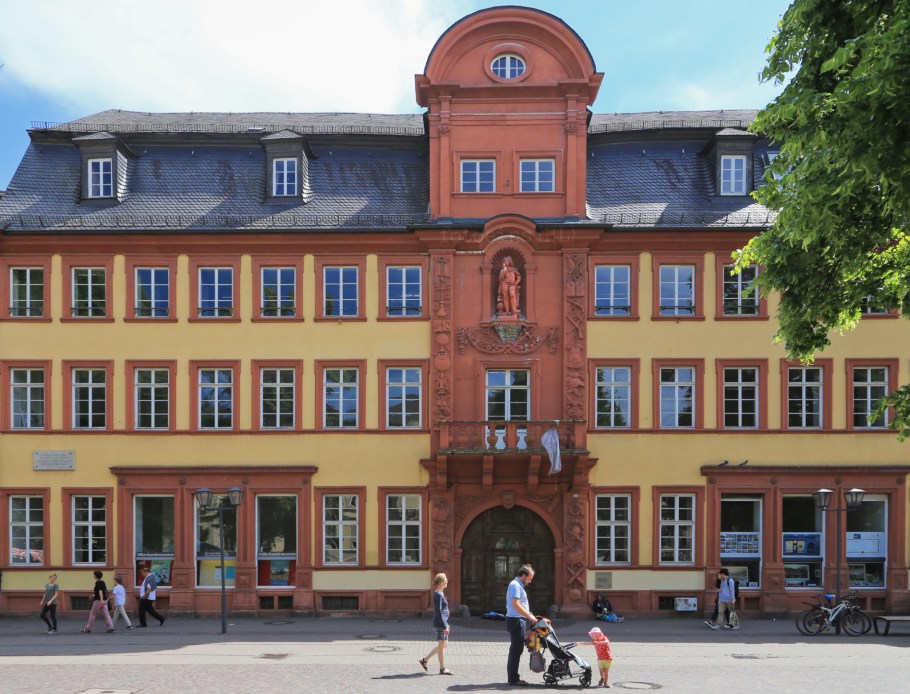 Robert Bunsen, Gustav Kirchhoff, Anatomiegarten, Altstadt, Old Town, Heidelberg, Baden-Württemberg, Germany, fotoeins.com