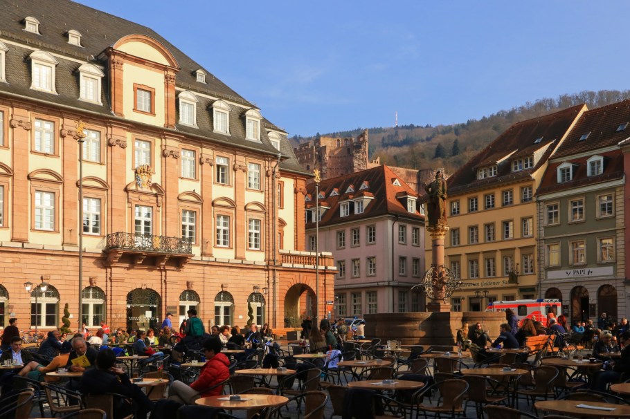 Marktplatz, Altstadt, Old Town, Heidelberg, Baden-Württemberg, Germany, fotoeins.com