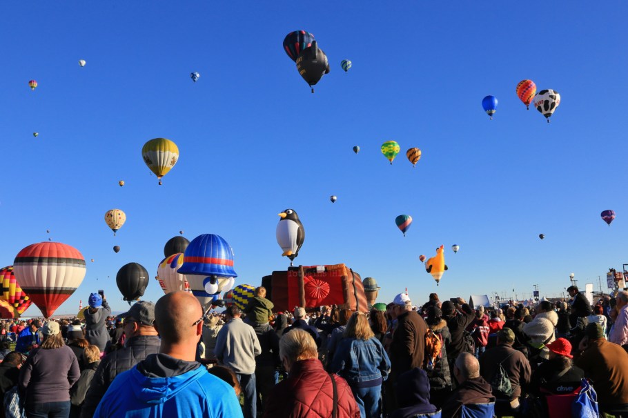 Albuquerque International Balloon Fiesta, Balloon Fiesta, Balloon Fiesta Field, Albuquerque, NM, USA, fotoeins.com