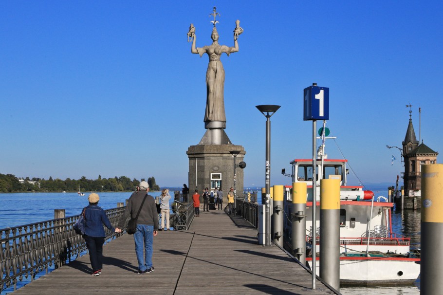 Imperia, Bodensee, Lake Constance, Konstanz Hafen, Konstanz, Constance, Baden-Württemberg, Germany, Deutschland, fotoeins.com