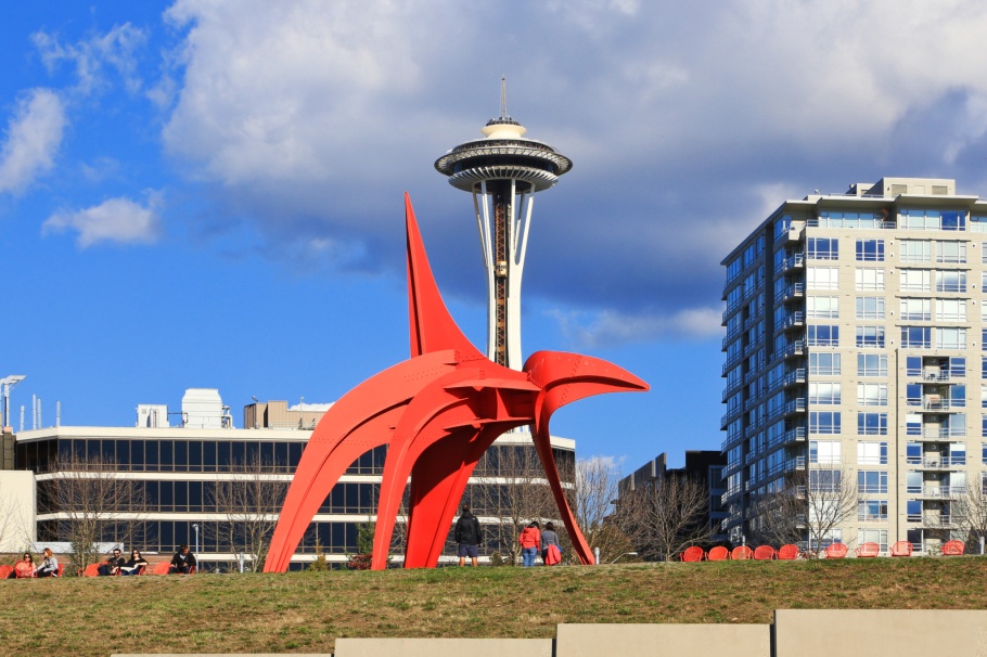 The Eagle, Alexander Calder, sculpture, Olympic Sculpture Park, Seattle, WA, USA, fotoeins.com