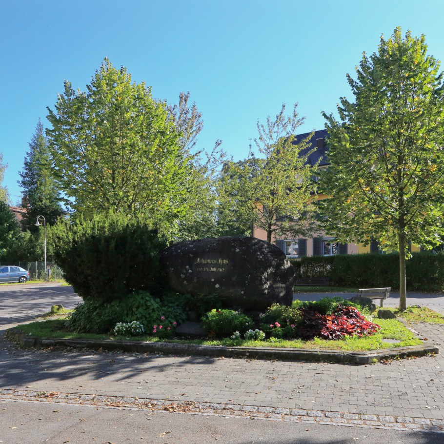 Hussenstein, Hus Memorial Stone, Jan Hus, John Huss, Jerome of Prague, Konstanz, Constance, Baden-Württemberg, Germany, Deutschland, fotoeins.com