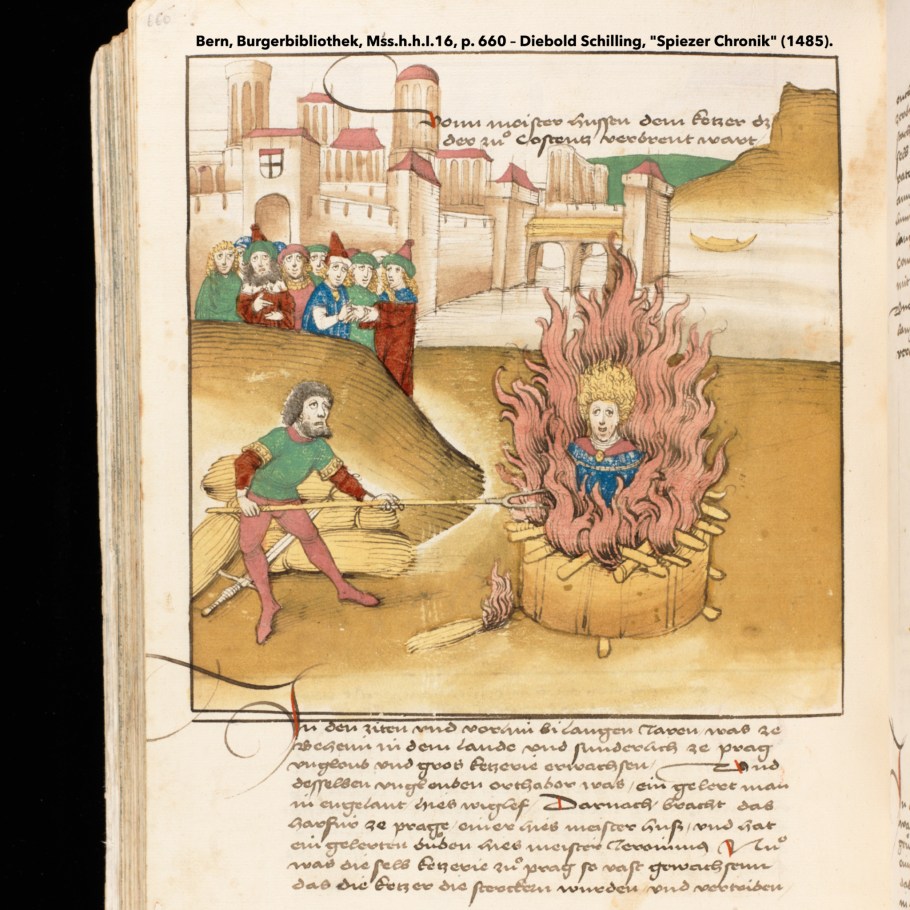 Spiezer Chronik, Diebold Schilling, Jan Hus, John Huss, Constance, Konstanz, Germany, Deutschland, fotoeins.com