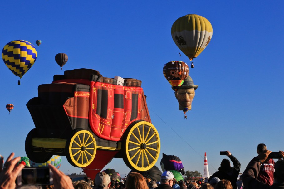 Albuquerque International Balloon Fiesta, Balloon Fiesta, Balloon Fiesta Field, Albuquerque, NM, USA, fotoeins.com
