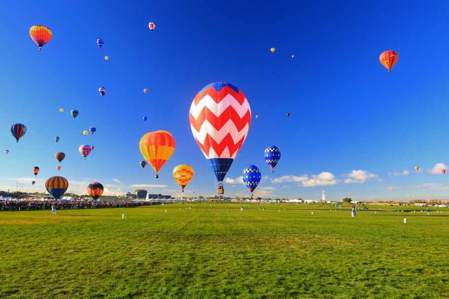 Albuquerque International Balloon Fiesta, Balloon Fiesta, Balloon Fiesta Field, Albuquerque, NM, USA, fotoeins.com