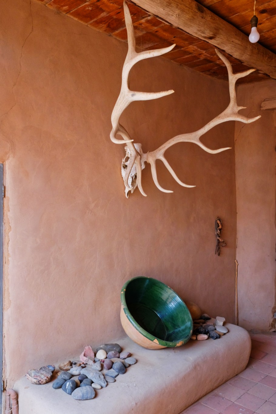 Abiquiú Home and Studio, Georgia O'Keeffe Museum, Georgia O'Keeffe, Abiquiu, Santa Fe, New Mexico, USA, fotoeins.com