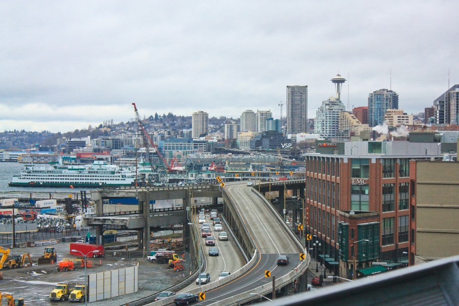 Space Needle, that tower again, Century Link Field, Seattle, Washington, USA, Pacific Northwest, fotoeins.com