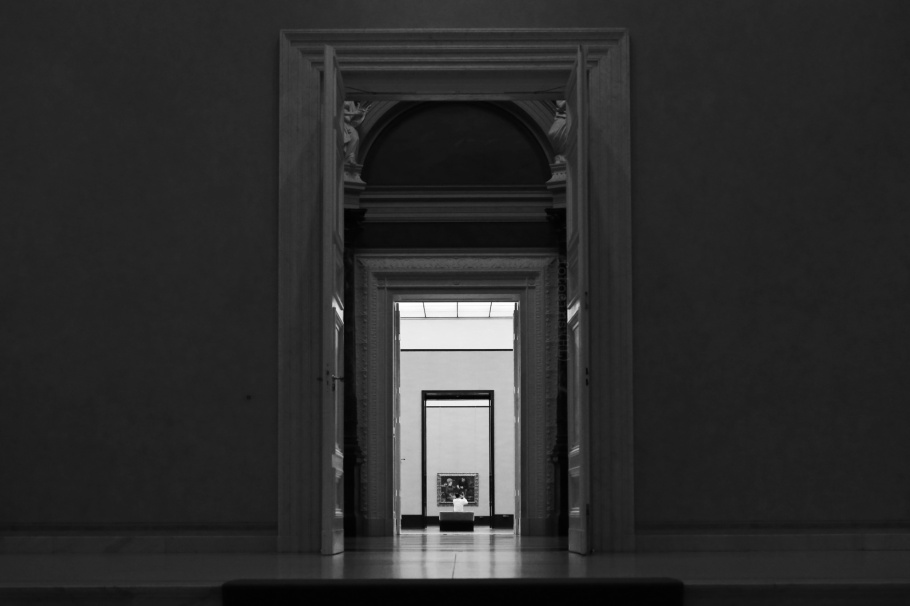 Alte Nationalgalerie, Museumsinsel, Museum Island, Hauptstadt, Berlin, Deutschland, Germany, fotoeins, black and white, monochrome